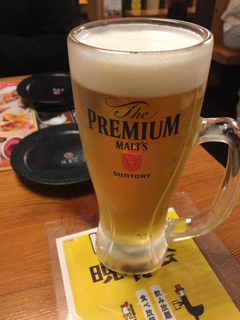 プレミアムモルツ生ビール
