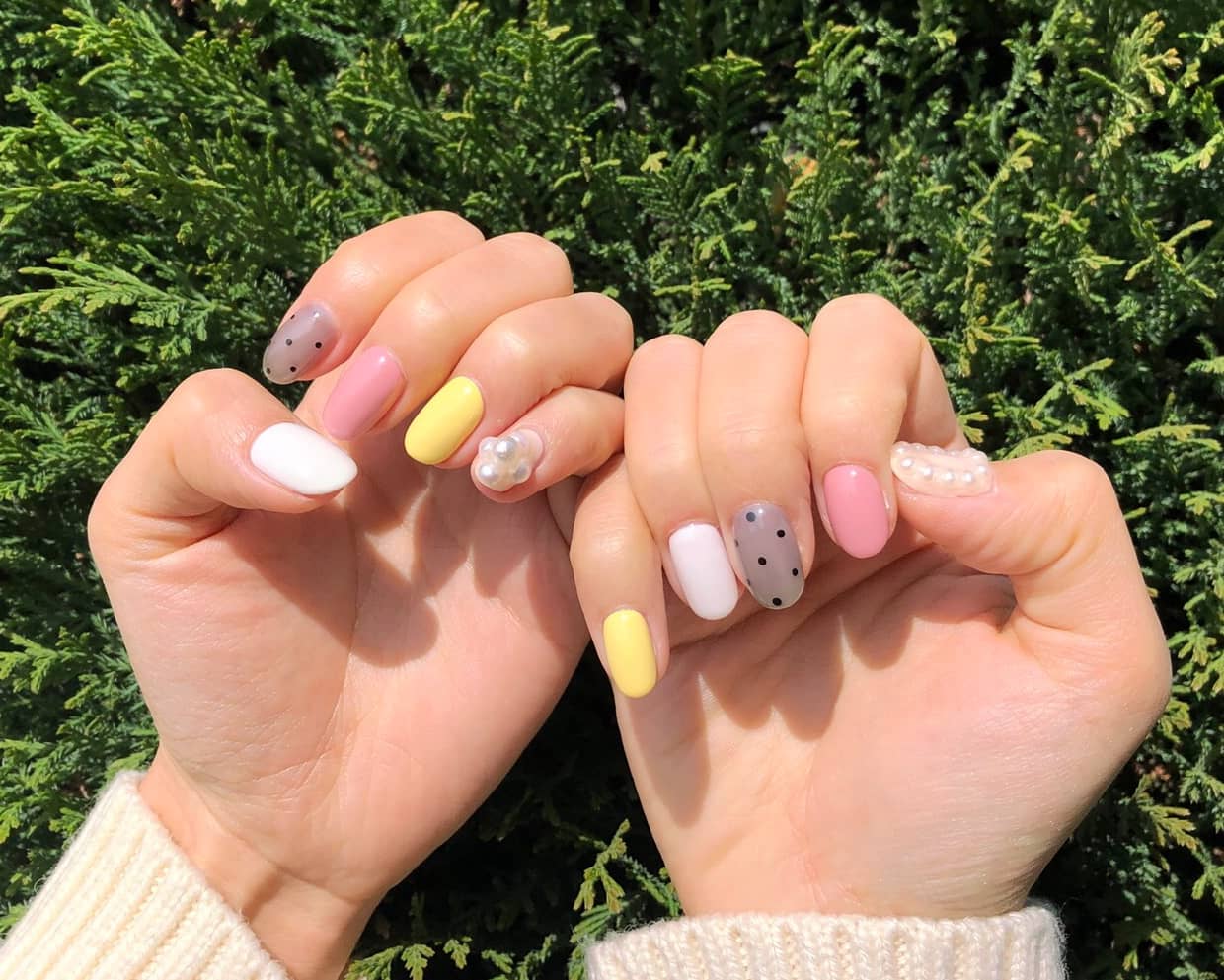 パステルネイル 春色パステルを使ったネイルデザイン てるまる日和