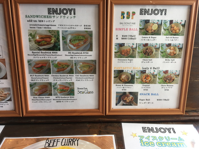 mini Food Court/Cafe ENJOY!の食事メニューサンドイッチ系