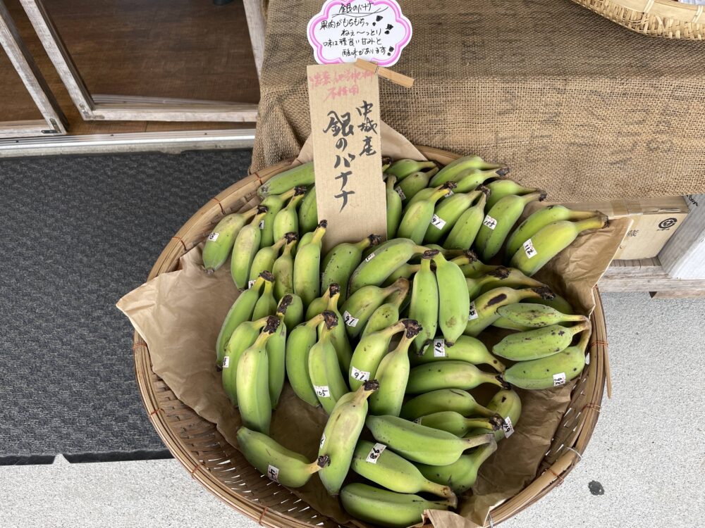 有機農産物 ぱるずで販売されているバナナ